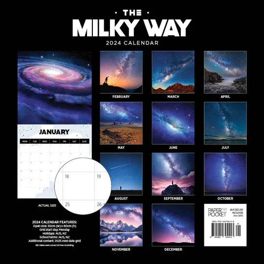 The Milky Way 2024 Calendar Ryft